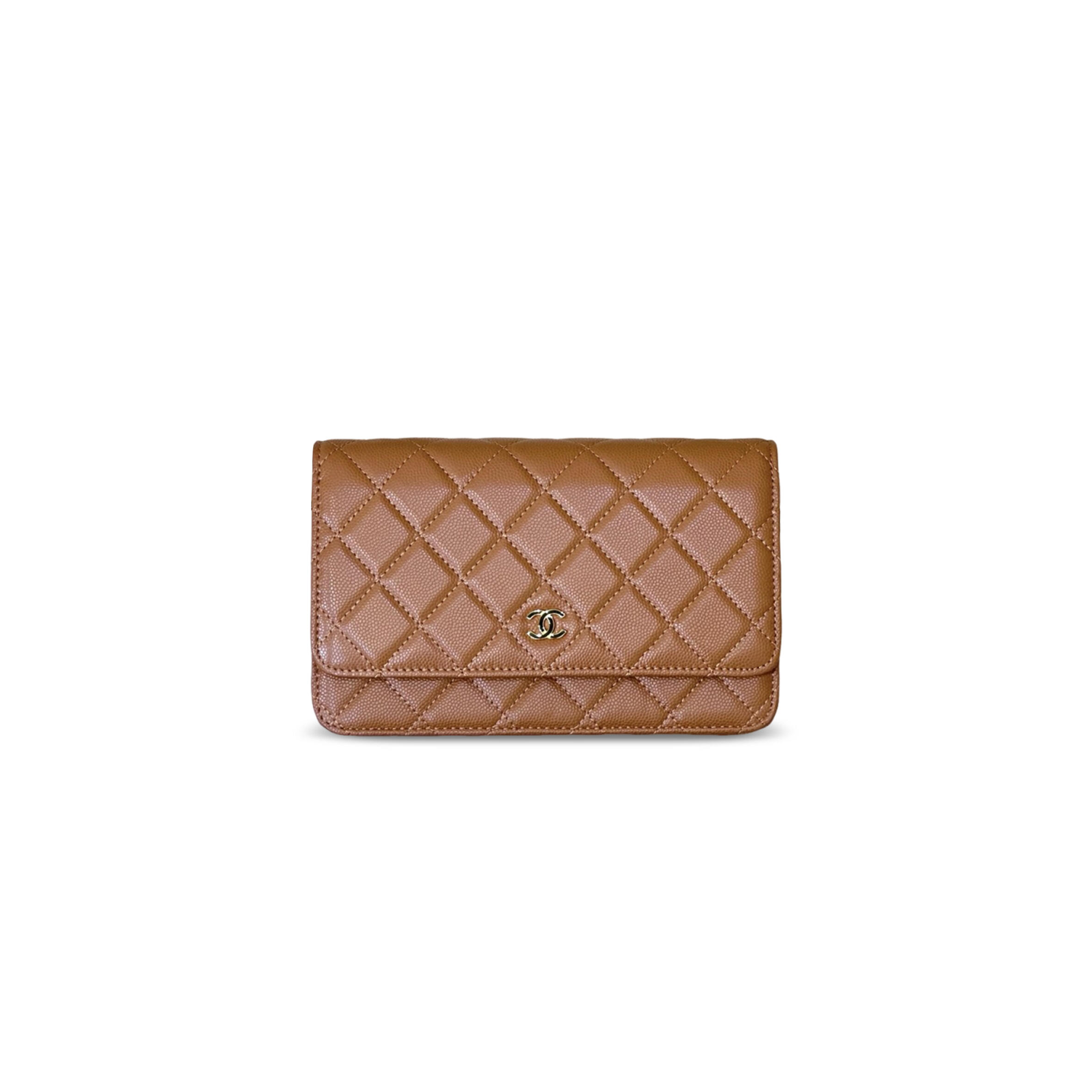 CHANEL CLASSIC CAVIAR WALLET ON CHAIN WOC A33814 (19*12*4cm)